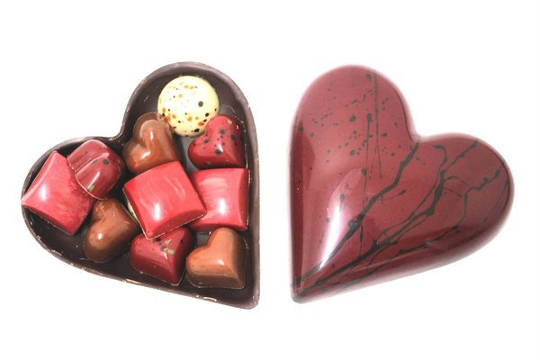 Gevuld hart Fondant chocolade